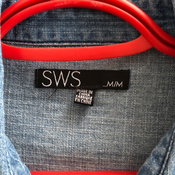 SWS Cotton denim button up shirt - Picture 2 of 12